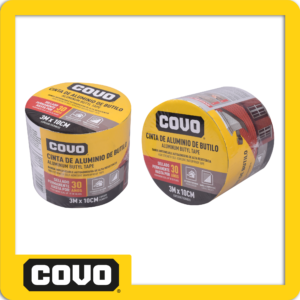 Cinta de Aluminio Impermeabilizante (Butilo) 10cm x 3m Grosor 1.5mm