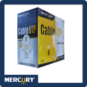 Cable UTP Cat 5e 100% cobre Mercury interior rollo 305m