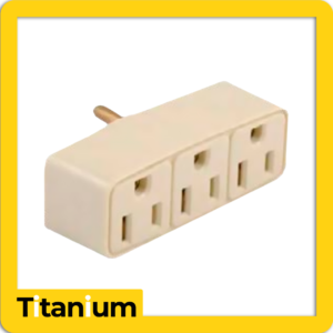 Té eléctrica polo tierra marfil lineal blister