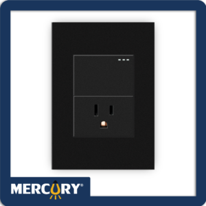Toma + Interruptor Black Luxury