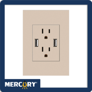 Toma doble polo tierra + USB x2 golden luxury