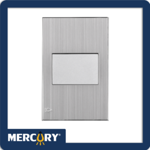 Placa ciega Mercury stainless