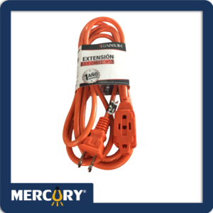 Extensión eléctrica naranja 10m
