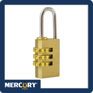 Candado mercury de clave maletero bronce