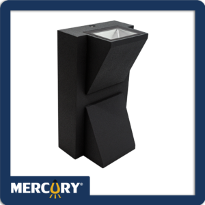 Aplique LED corbatín 2x3W negro 3000K