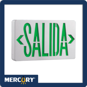 Lámpara LED de Emergencia Aviso Salida Luminoso 3W