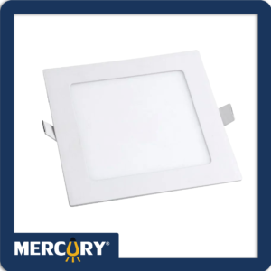 Panel LED cuadrado 24W 10" blanco incrustar