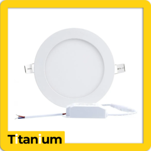 Panel LED Titanium incrustar 24W 10" 6500K/RED