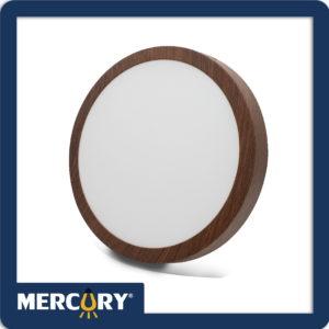 Panel LED Madera Sobreponer 12W/6″ 6500K Redondo