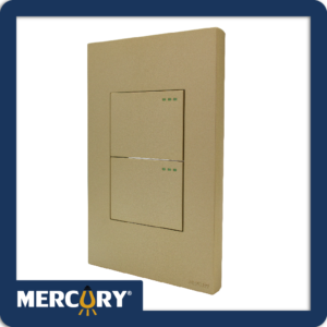 Interruptor Doble Golden Luxury