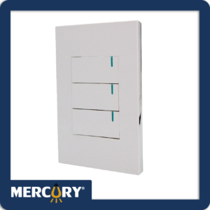 Interruptor Triple White Luxury